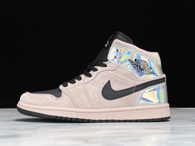Cheap Iridescent Powder (W) BQ6472-602 Dirty Mid Air Jordan 1 0703